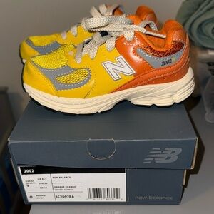 Toddler New Balance Sneakers 2002 Size 9C Comes With Original Box Used ONCE !